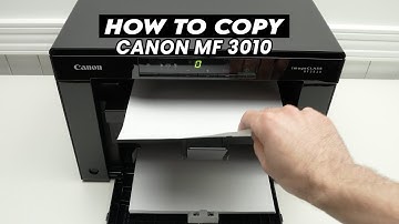 Canon MF3010: How to Make a Copy