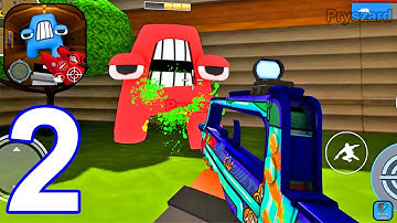 Alphabet Shooter: Survival FPS - Gameplay Walkthrough Part 2 New Update (iOS, Android Gameplay)