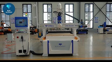 Blue Elephant 1328 CNC nesting machine test video for Canadian customer