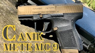 Canik Mete MC9 Trigger Guard Mod and First Shots.