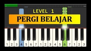 lagu piano pergi belajar - tutorial piano tingkat 1 - lagu oh ibu dan ayah