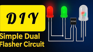Simple Dual LED Flasher Circuit | Easy DIY Electronics Project