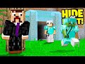 Discovering a SECRET Minecraft WATERFALL Base!  (Hide Or Hunt #5)