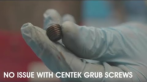 Centek Competitor testing - Over-torque stop collar test