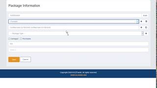 Edit a Package and Recipient in EZTrackIt