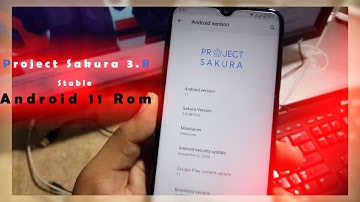 Project Sakura v3.R Android 11 for Redmi Note 8/8T