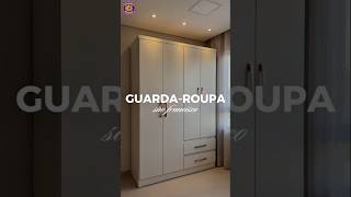 Guarda-Roupa solteiro com 4 portas e 2 gavetas ideal pra quarto. #publi #fypageシ #shopee #fpyシ