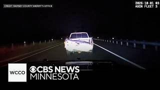 Watch: 18-mile pursuit of truck driver ends in Twin Cities crash