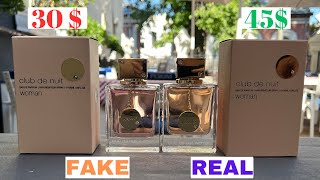 Fake vs Real Armaf Club de Nuit Women Perfume