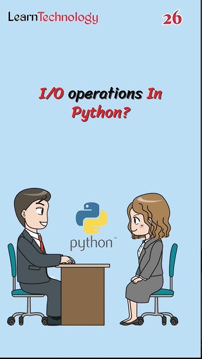 File I/O operations in Python? #26 #python #interview # ...