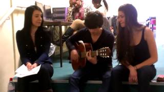 Ayaz doing his thing with the guitar