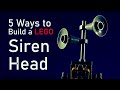 5 Ways to Build a Lego Siren Head