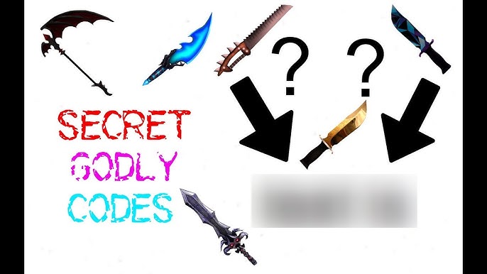 SECRET GODLY CODES #2!! (Rarest Knives!!!)