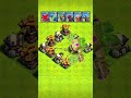 Can these powerful Troops destroy Max Spear Thrower &amp; Cannon Base. let's find out? || #coc #clashes
