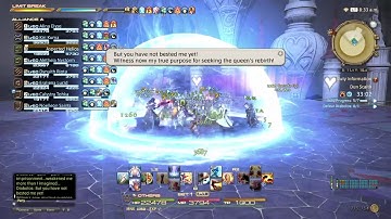 Final Fantasy XIV Dun Scaith final boss clear. First attempt