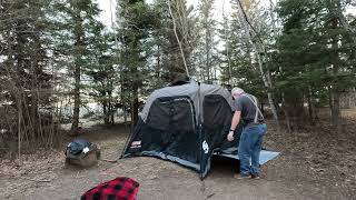 Coleman 6Person Cabin Camping Tent with Instant Setup...This Shouldn't Take Forever  Part 6