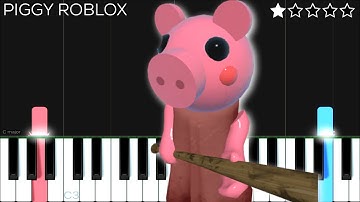 Piggy Roblox Menu Theme | EASY Piano Tutorial