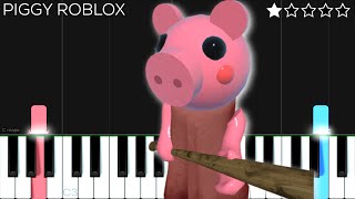 Piggy Roblox Menu Theme | EASY Piano Tutorial