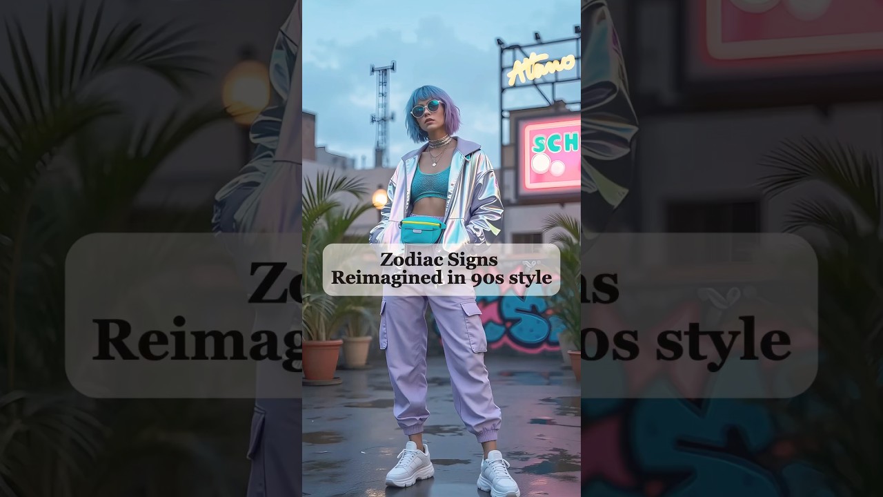 Zodiac Signs Reimagined in 90s style ✨ 