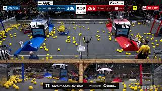 Qualification 105 - FIRST Championship - FIRST Robotics Competition - Archimedes Division