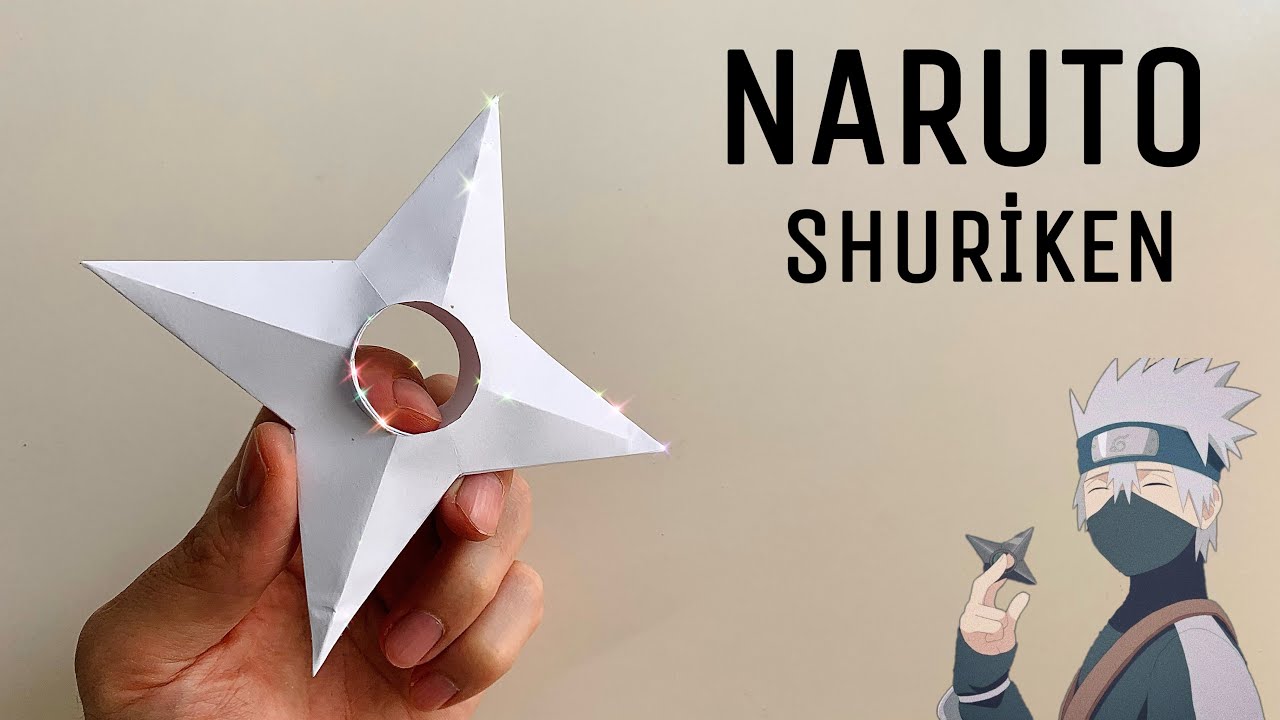 MAKING NARUTO SHURIKEN FROM PAPER - ( How To Make a Paper Ninja Star ) -  YouTube