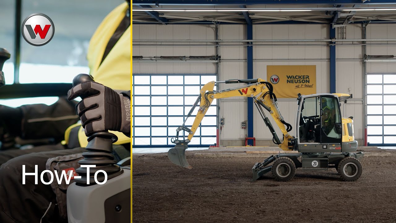 Wacker Neuson How-To : Notre formation pour l'utilisation professionnelle des pelles sur pneus (FR)