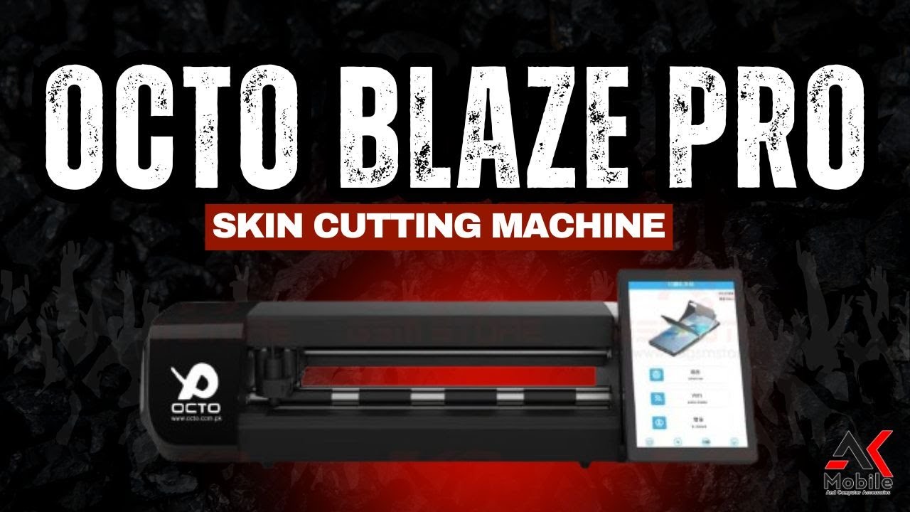 Octo Blaze Pro Skin Cutting Machine 🔥 | Fast Mobile Skin Cutting ...