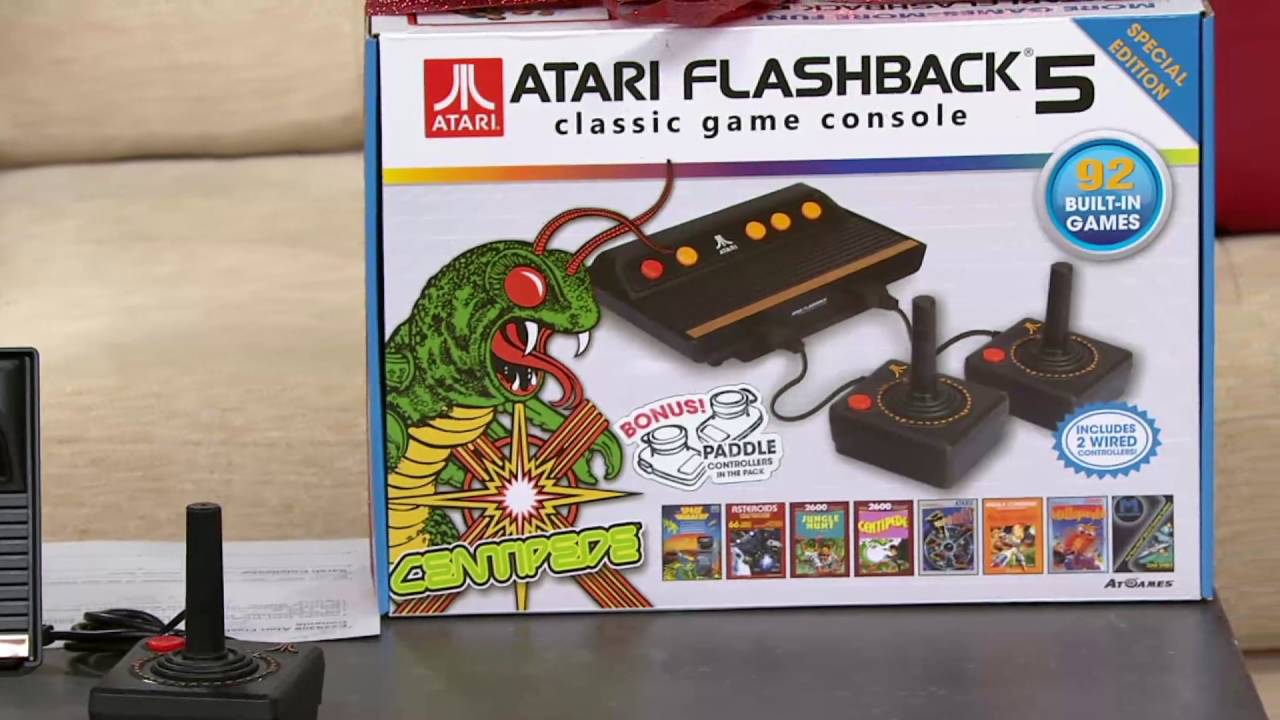Atari Flashback 5 Deluxe Game Console on QVC - YouTube