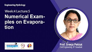 Lec 27: Numerical Examples on Evaporation