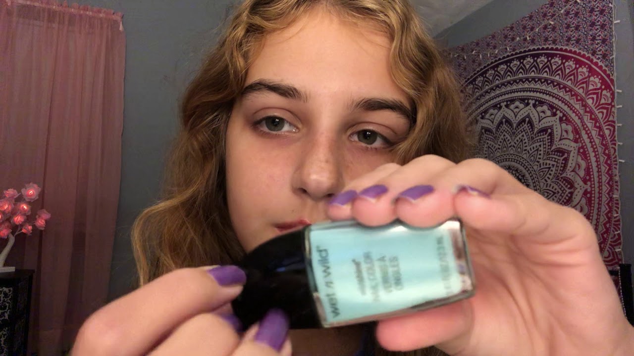 ASMR Tapping On My Nail Polish Collection Scratching And Whispering