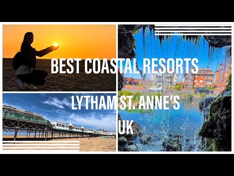 BEST Beach Holiday England - LYTHAM ST ANNE’S Coastal Walk 2022 | 4K