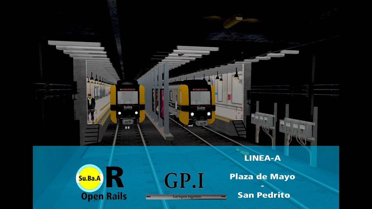 LINEA A - OPEN RAILS - SUBTE DE BUENOS AIRES - YouTube