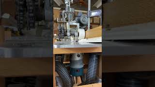 Double Router Table with Power Feed Making the $$