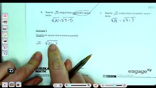 M8 Lesson 7.4 Simplifying Square Roots (1)