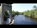 Aerial Views Of Historic Conway Riverfront In South Carolina