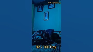 92/ 100  Day Waking up in  Brahma Muhurta 🌄 #ytstorts  #mnivlog #exploer #hindu #morning #subscrib