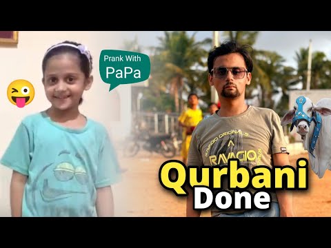 Eid Ki Qurbani! 🐐Zainab Ka Papa Ke Sath Prank 😜#qurbani #prank