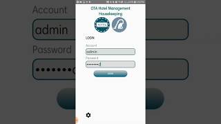 How to Setup and Login on the Housekeeping Mobile Application - Android screenshot 1
