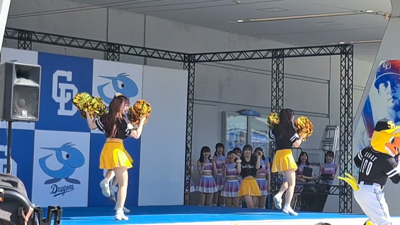 ハニーズ 『いざゆけ若鷹軍団』 @バンテリンドームナゴヤ 2024. 6. 5撮影 #ハニーズ #福岡ソフトバンクホークス #ビジター応援デー #バンテリンドームナゴヤ