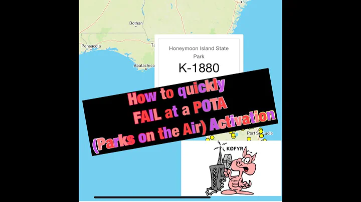 How to quickly FAIL at a POTA (Parks On The Air) Activation