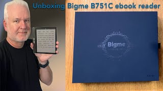 Bigme B751C 7-inch Color ebook Reader and Note taking e-ink device - Unboxing and First Start
