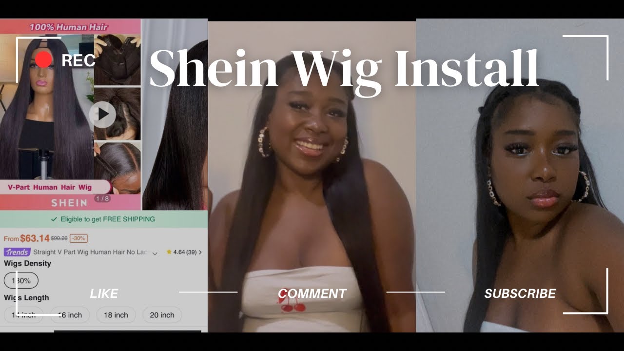 Shein Wig Haul | V-Part Wig