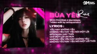 Bùa Yêu - (DJ Vũ Kem Remix) Bích Phương & BM Music Group ♫ Yêu Hay Không Yêu Không Yêu Remix