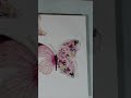 ¡ Sorprendente Truco! Cuadro de Mariposas con Servilleta, Glitter y Pasta de Relieve Cobre