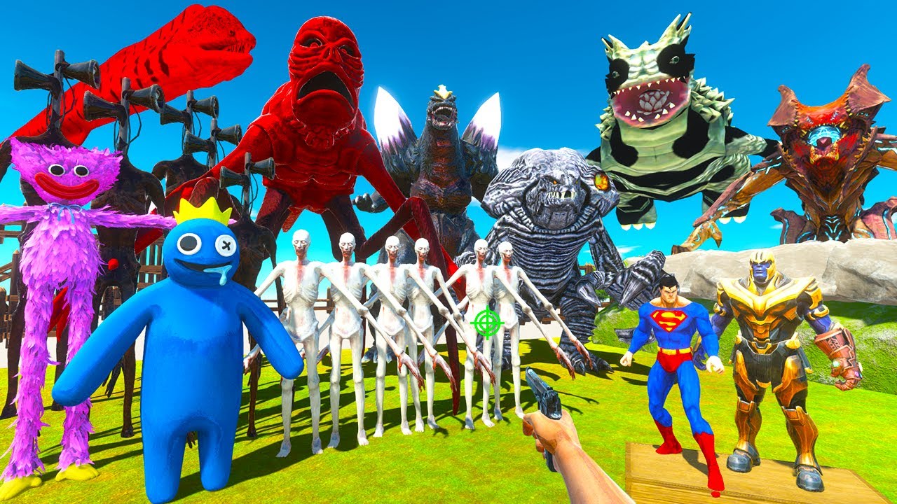 Parkour Rescue Around Jurassic Park and Fights Giant invertebrates - Animal Revolt Battle Simulator