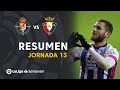 Resumen de Real Valladolid vs CA Osasuna (3-2)