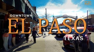 El Paso Texas [4K] Walking Tour