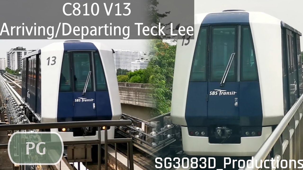 [SBST][Teck Lee Opening] MSB C810 V13 - Arriving/Departing PW2 Teck Lee ...