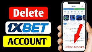 Delete 1xbet account permanently 2024