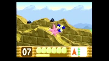 Kirby 64: The Crystal Shards (N64 Original) - Rock Star  Level 2 Stage 2 (All Crystal Shards)